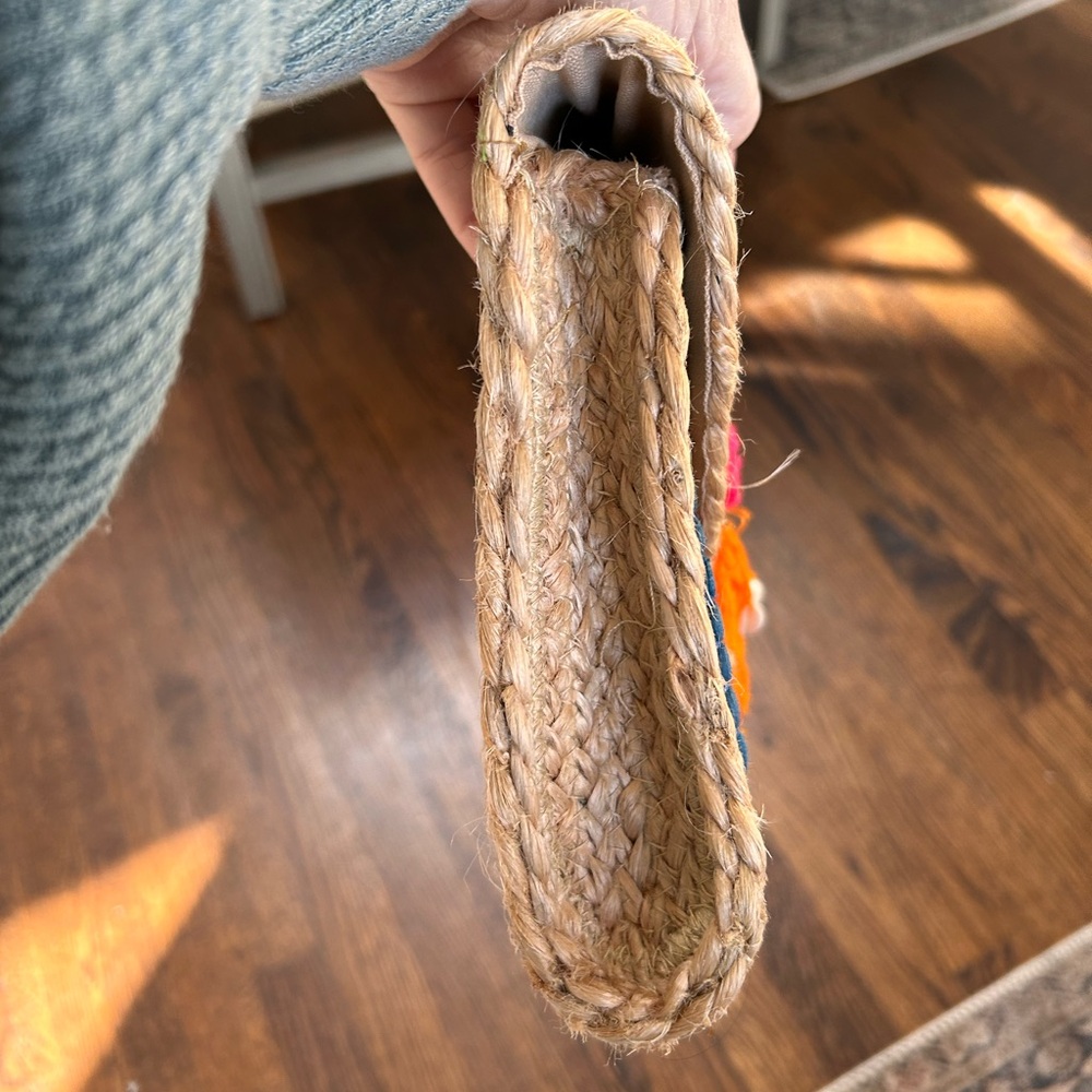 Rainbow Straw Clutch - image 3